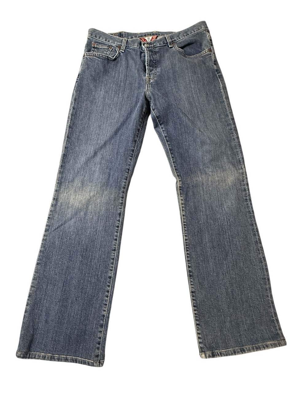 Lucky Brand Women's Jeans Size 12/31 Long Inseam Blue Mid Rise Bootcut Denim